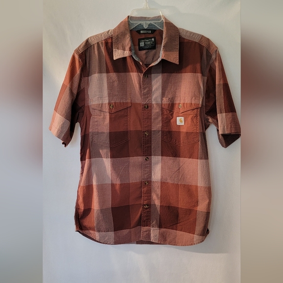Carhartt Other - Carhartt Rugged Flex Men's Red Tone Multi Color Plaid Shirt Size L